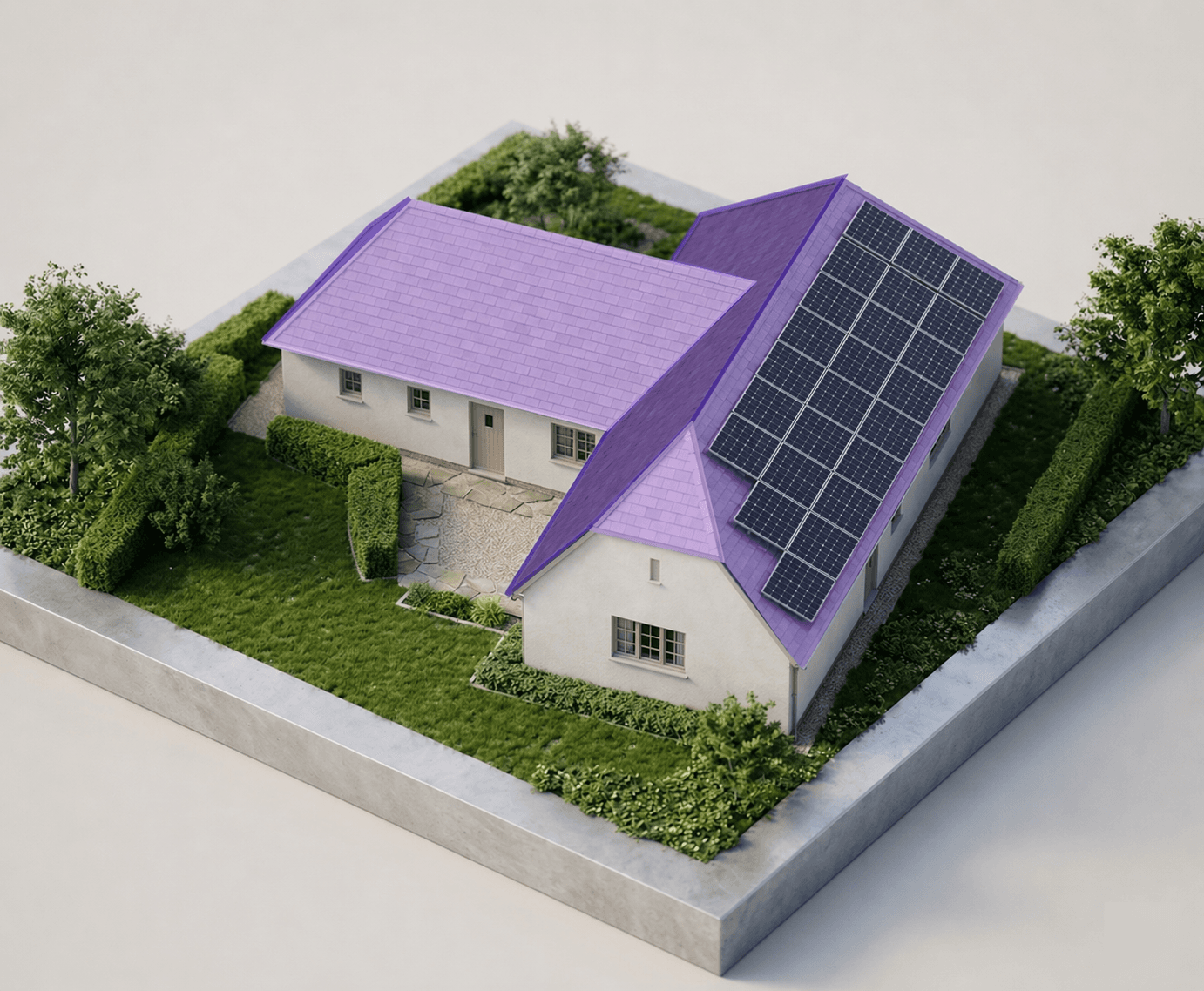 Sauberer digitaler Bericht mit ROI-Diagrammen und finalem Layout